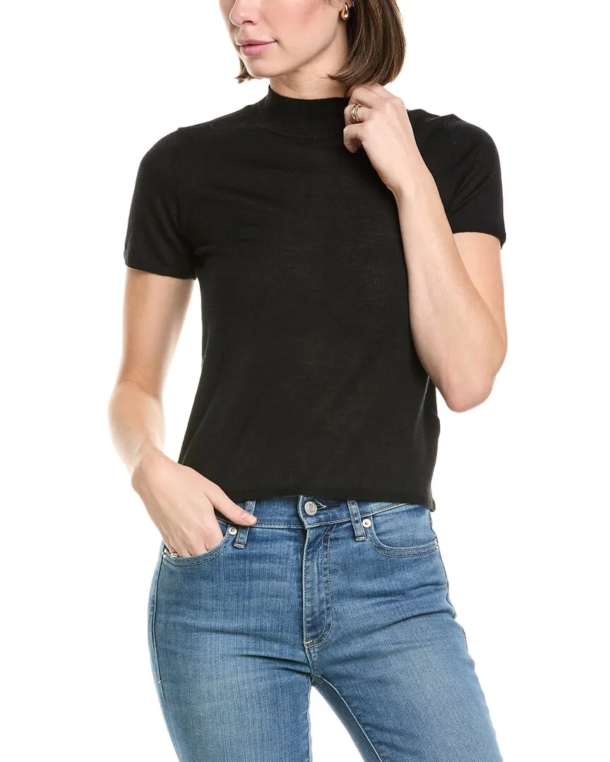 7 For All Mankind Mock Neck Cashmere Sweater