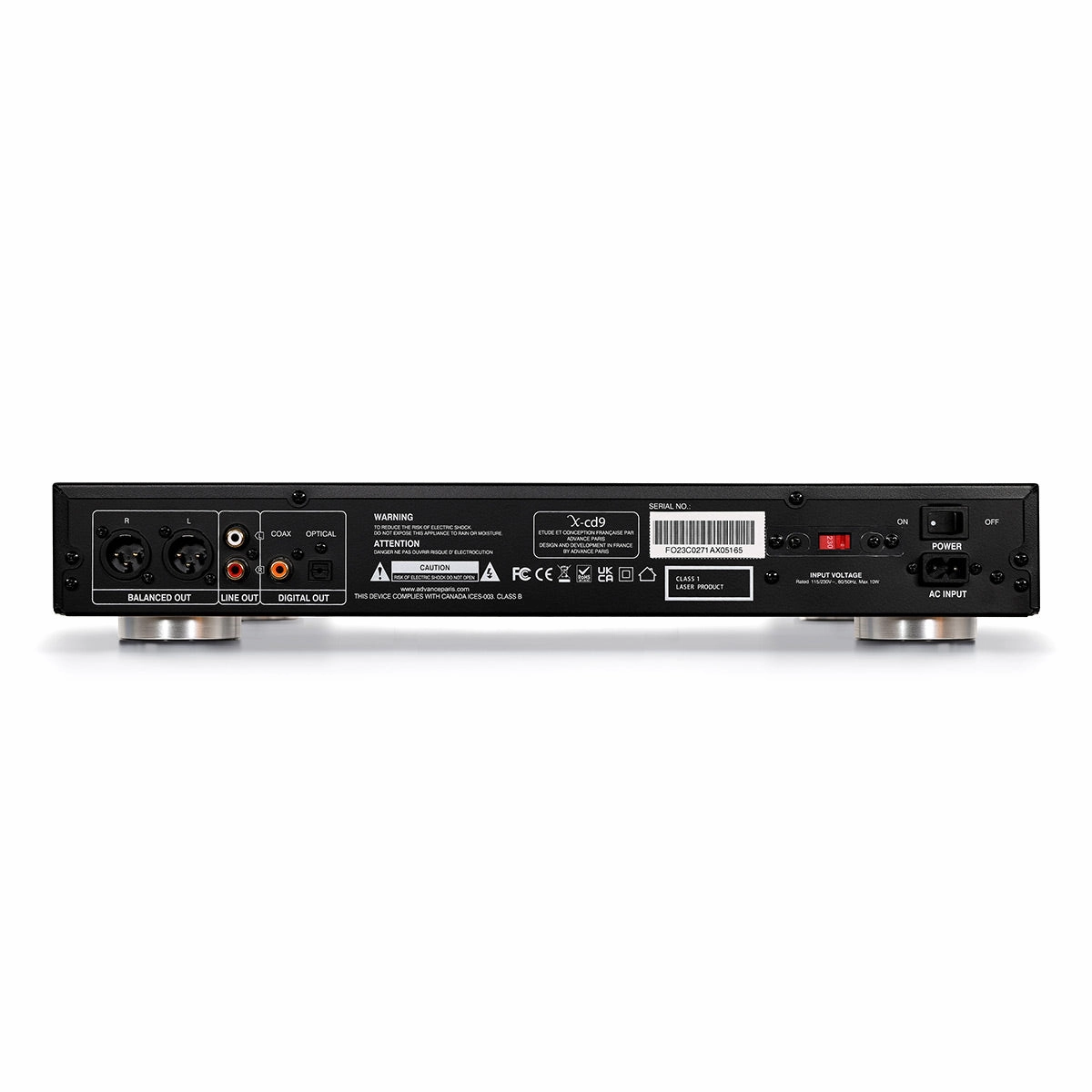 Advance Paris X-CD9 Tubes CD Player