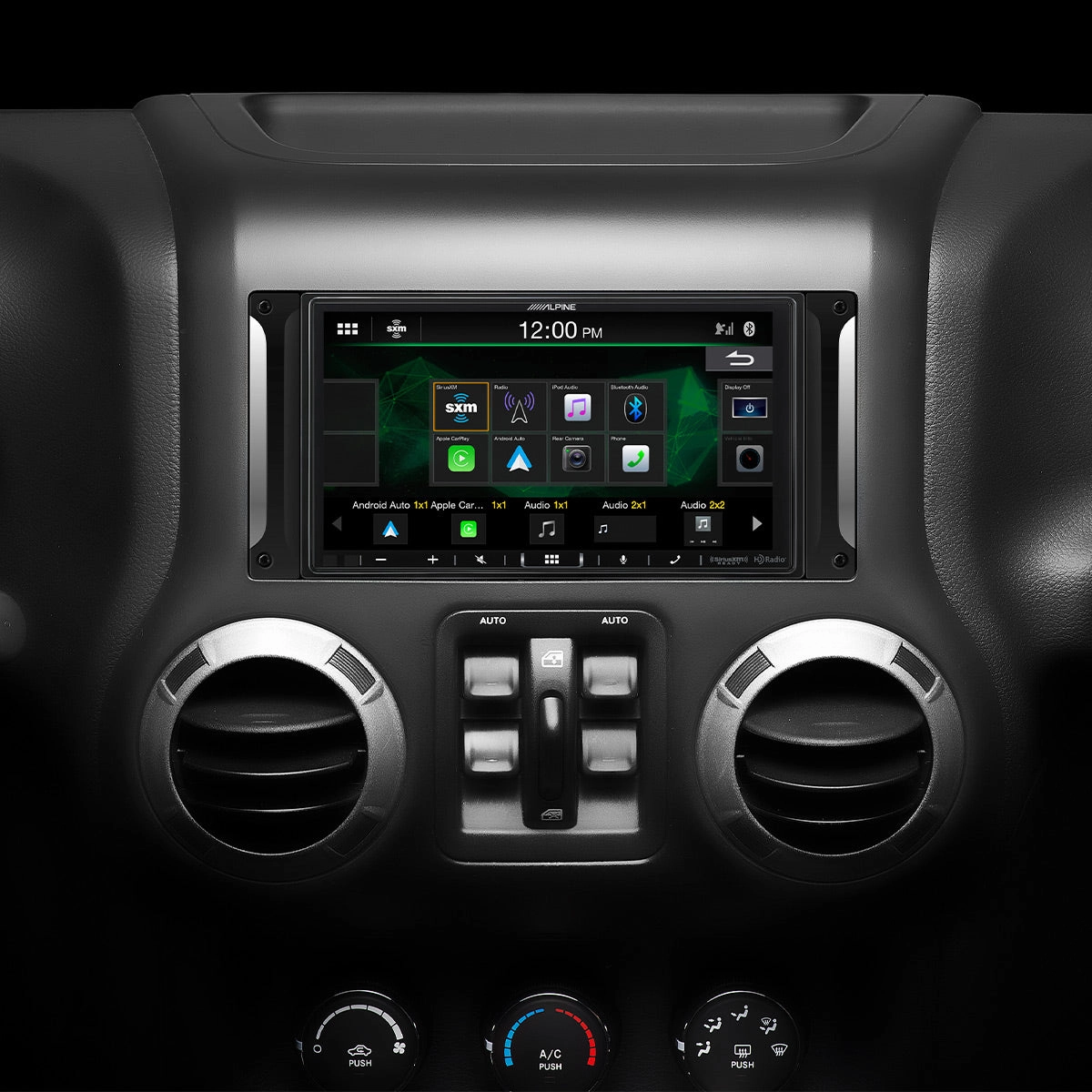 Alpine i407-WRA-JK 7" Multimedia Receiver for 2007-2018 Jeep Wrangler