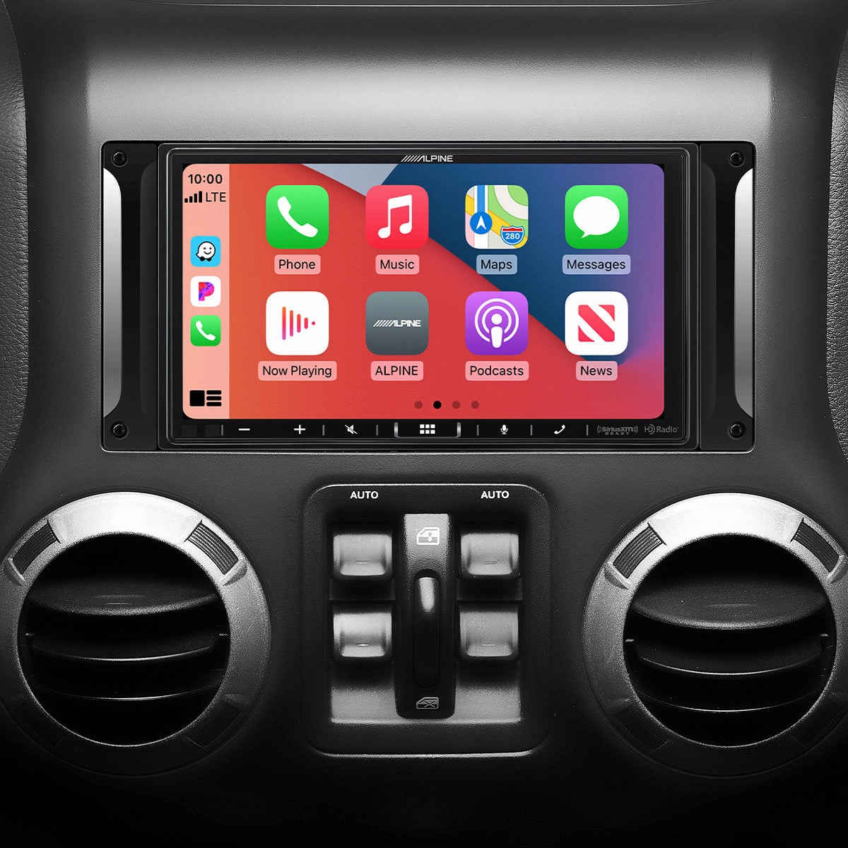 Alpine i407-WRA-JK 7" Multimedia Receiver for 2007-2018 Jeep Wrangler