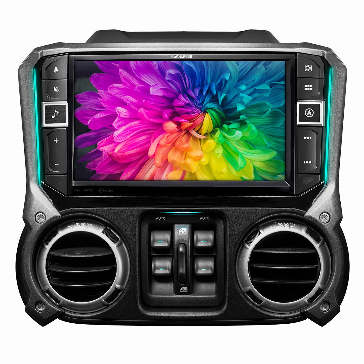 Alpine i509-WRA-JK 9" Weather-Resistant Media Receiver for 2011-2018 Jeep&reg; Wrangler