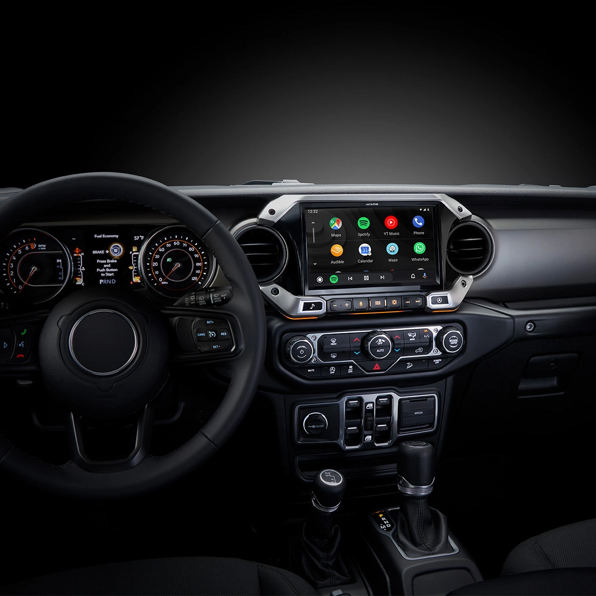 Alpine i509-WRA-JL 9" Multimedia Receiver for 2018 - Up Jeep Wrangler & 2020 - Up Gladiator