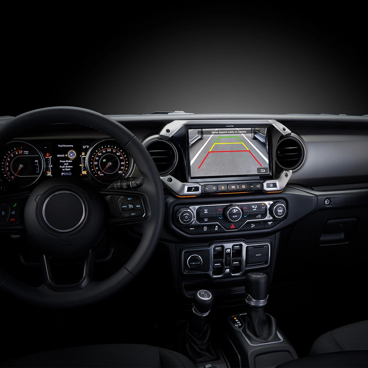 Alpine i509-WRA-JL 9" Multimedia Receiver for 2018 - Up Jeep Wrangler & 2020 - Up Gladiator