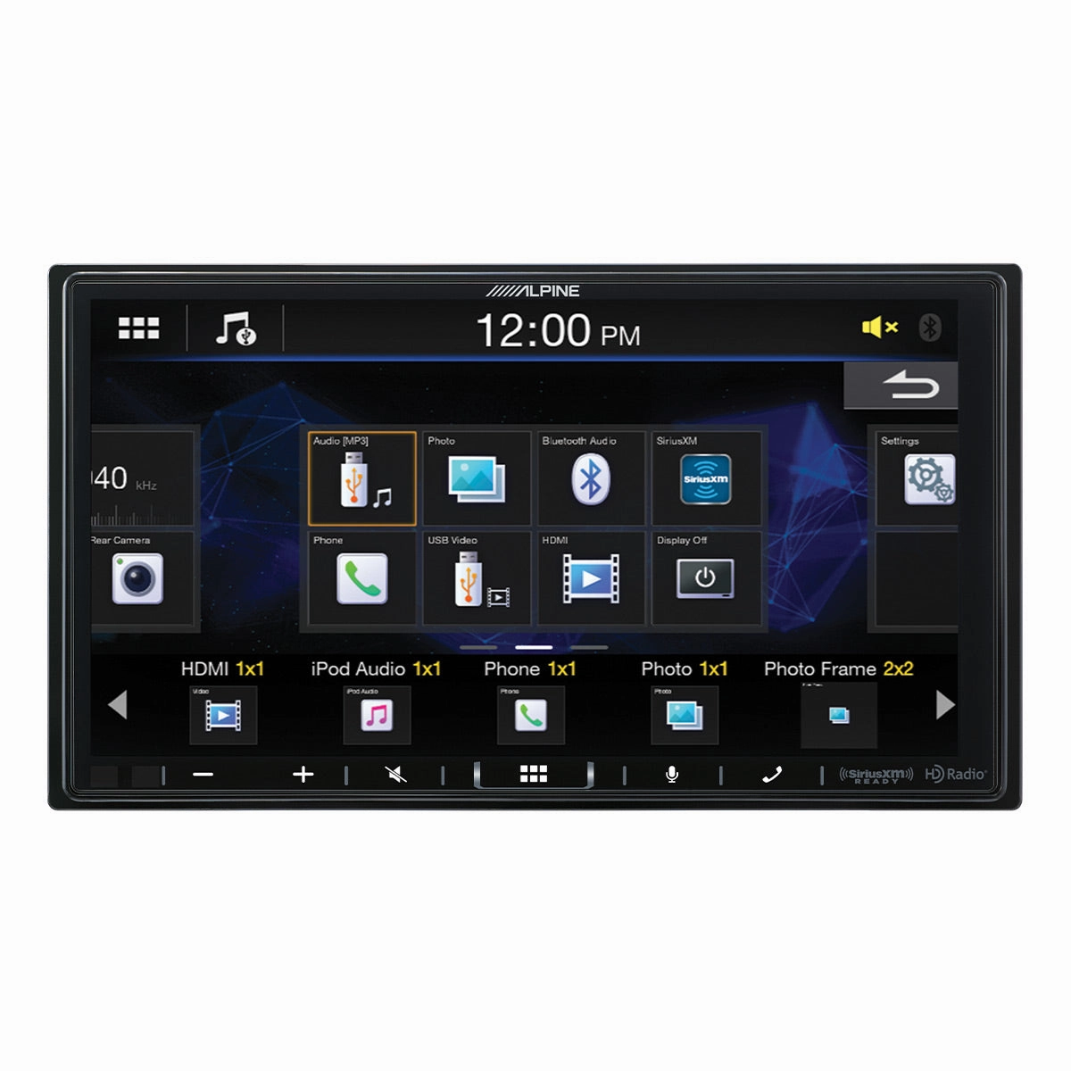 Alpine iLX-407 7" Shallow-Chassis Multimedia Receiver