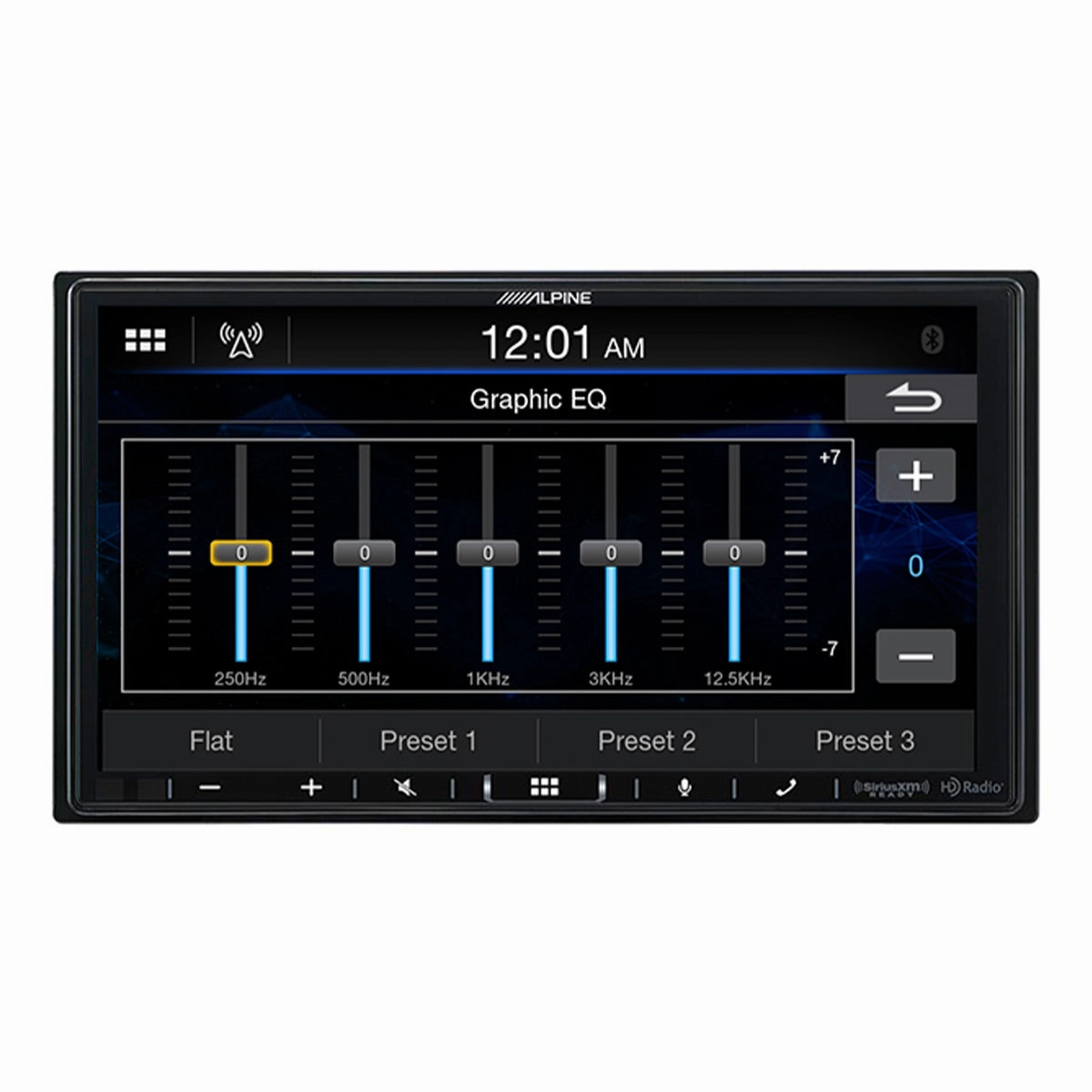 Alpine iLX-407 7" Shallow-Chassis Multimedia Receiver