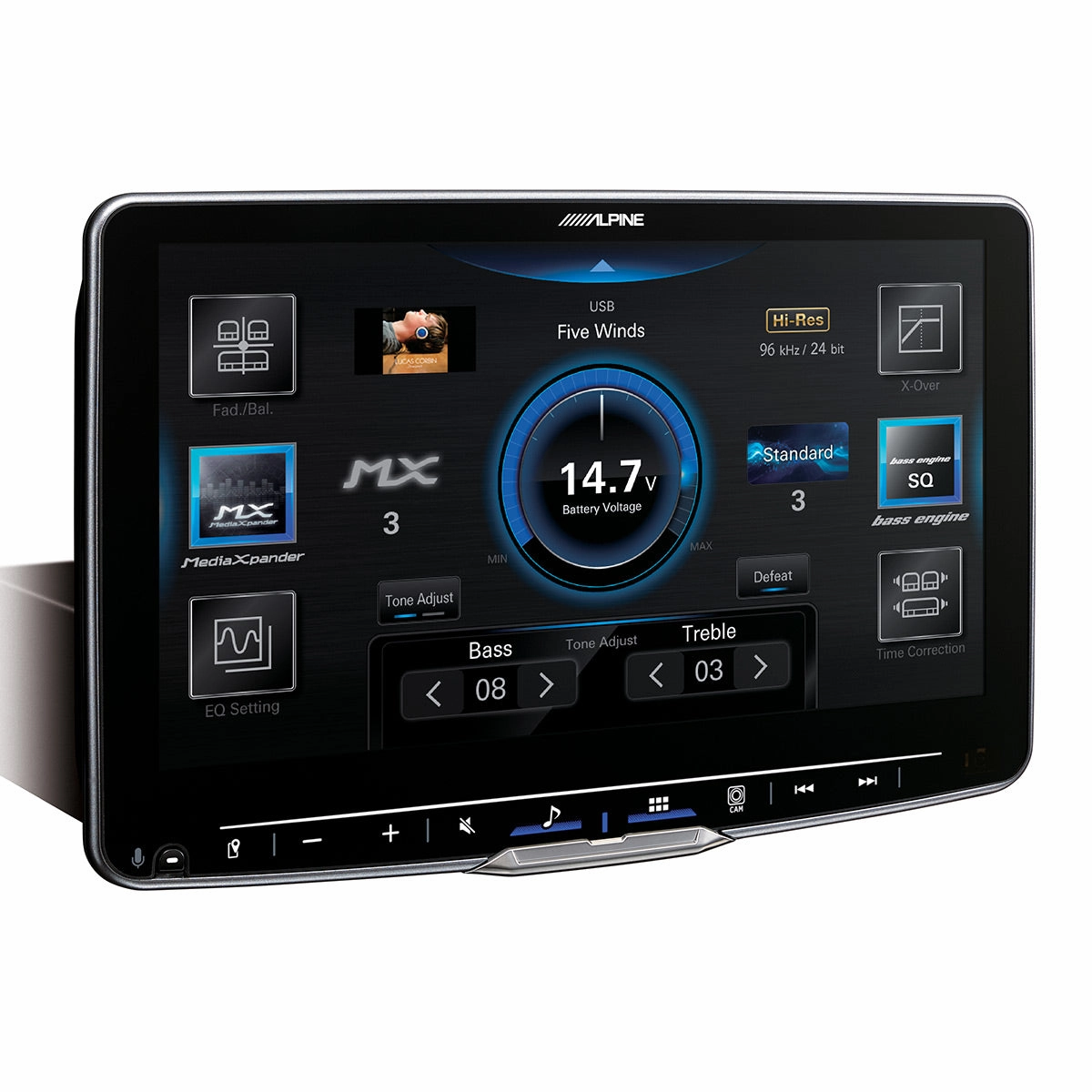 Alpine iLX-F509 Halo9 9" Hi-Res Digital Multimedia Receiver