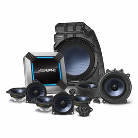 Alpine PSS-TSLA-223 11-Speaker Complete Sound System Upgrade for 2022-Up Tesla Model 3 with Factory Base Audio