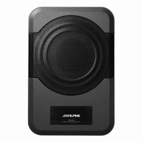 Alpine PWE-S8 Powered 8" Compact Subwoofer Closed Back Headphones,Noise-isolating Headphones,Sealed Cans
