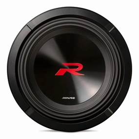 Alpine R2-W10D2 R-Series 10" 2-Ohm Subwoofer - Each Closed Back Headphones,Noise-isolating Headphones,Sealed Cans