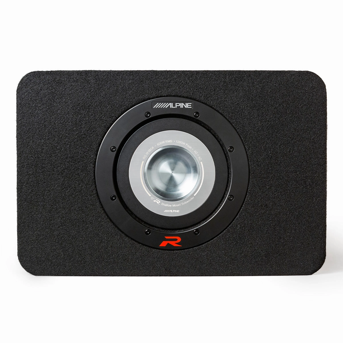 Alpine RS-SB10 Halo R-Series 10" Loaded Shallow Subwoofer Enclosure Closed Back Headphones,Noise-isolating Headphones,Sealed Cans