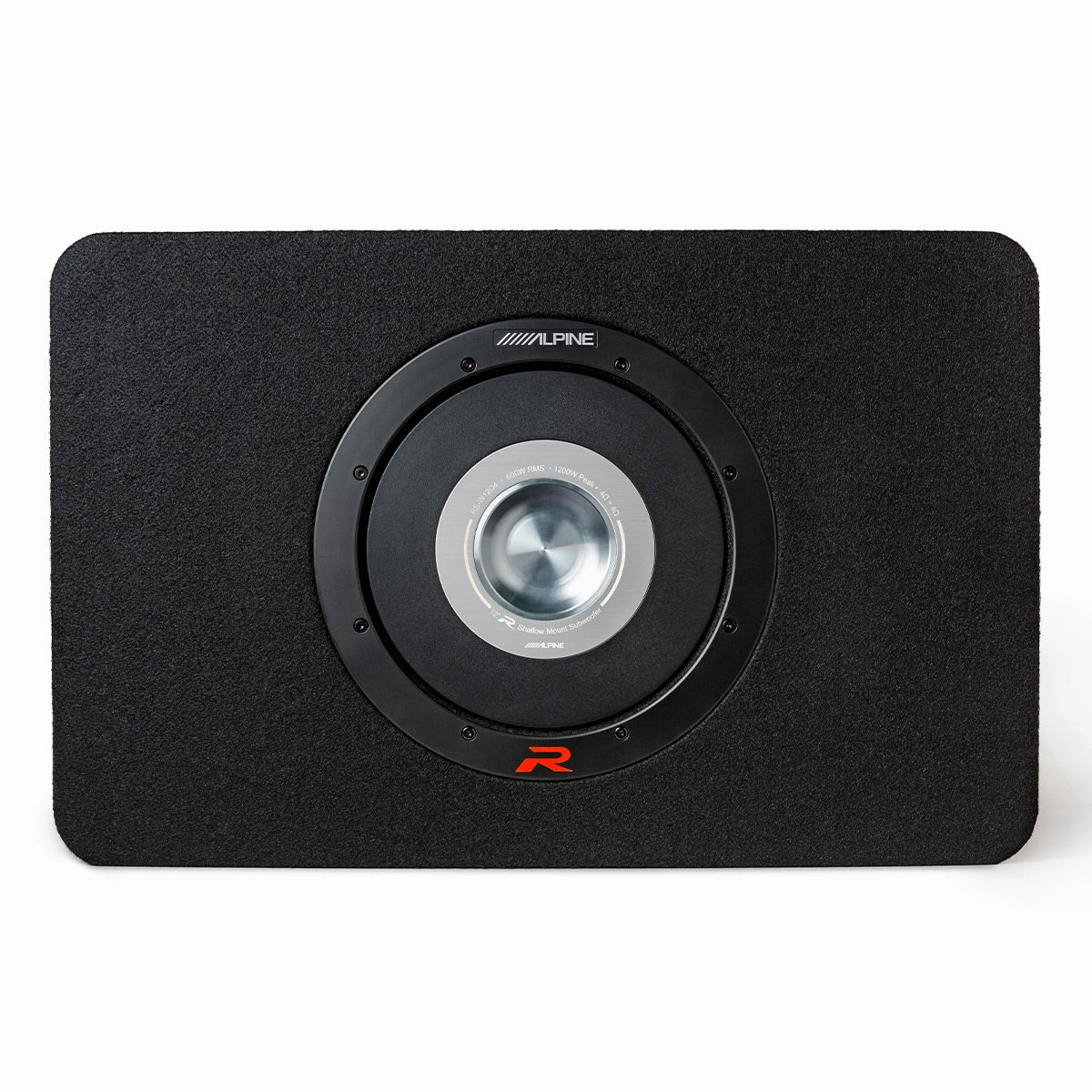 Alpine RS-SB12 Halo R-Series 12" Loaded Shallow Subwoofer Enclosure Closed Back Headphones,Noise-isolating Headphones,Sealed Cans