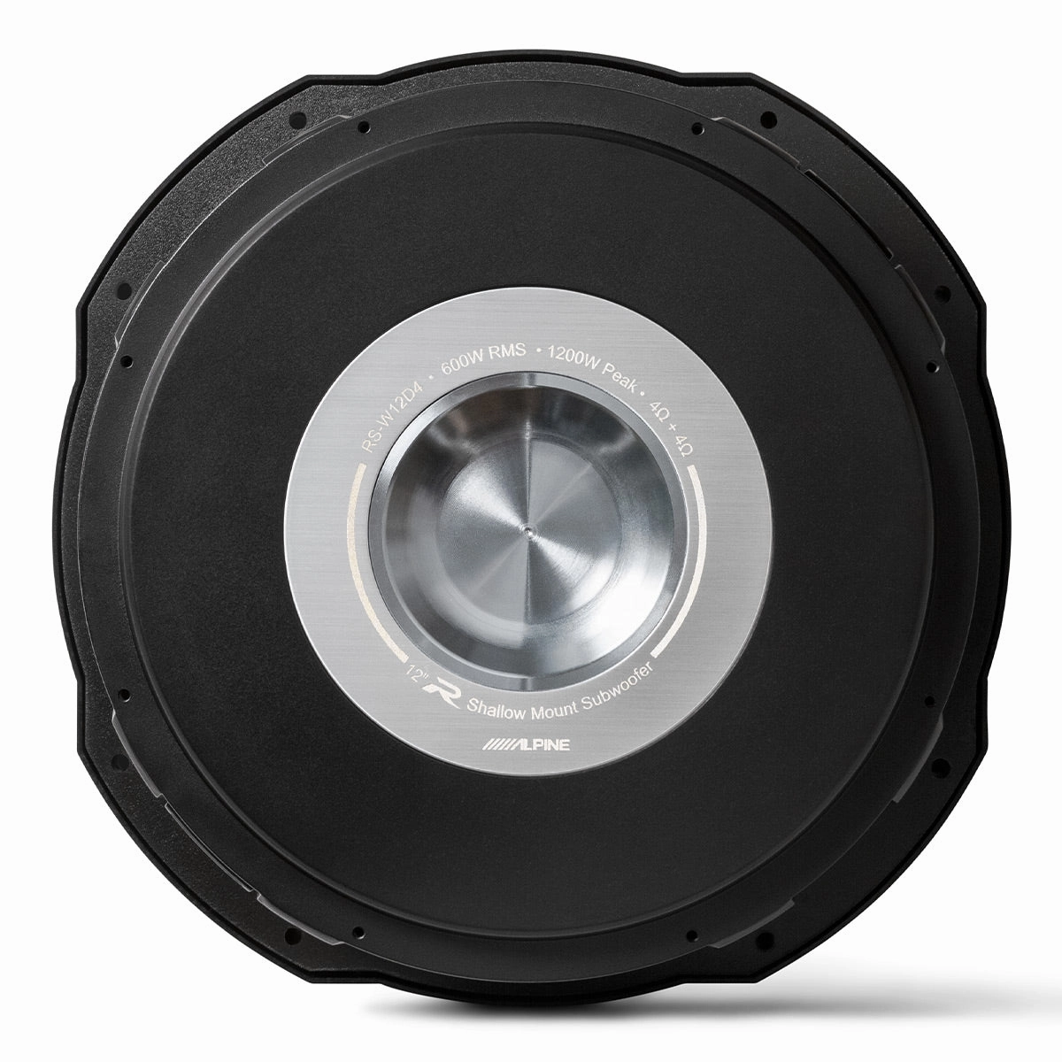 Alpine RS-W12D4 R-Series 12" Shallow-Mount 4-Ohm Subwoofer - Each