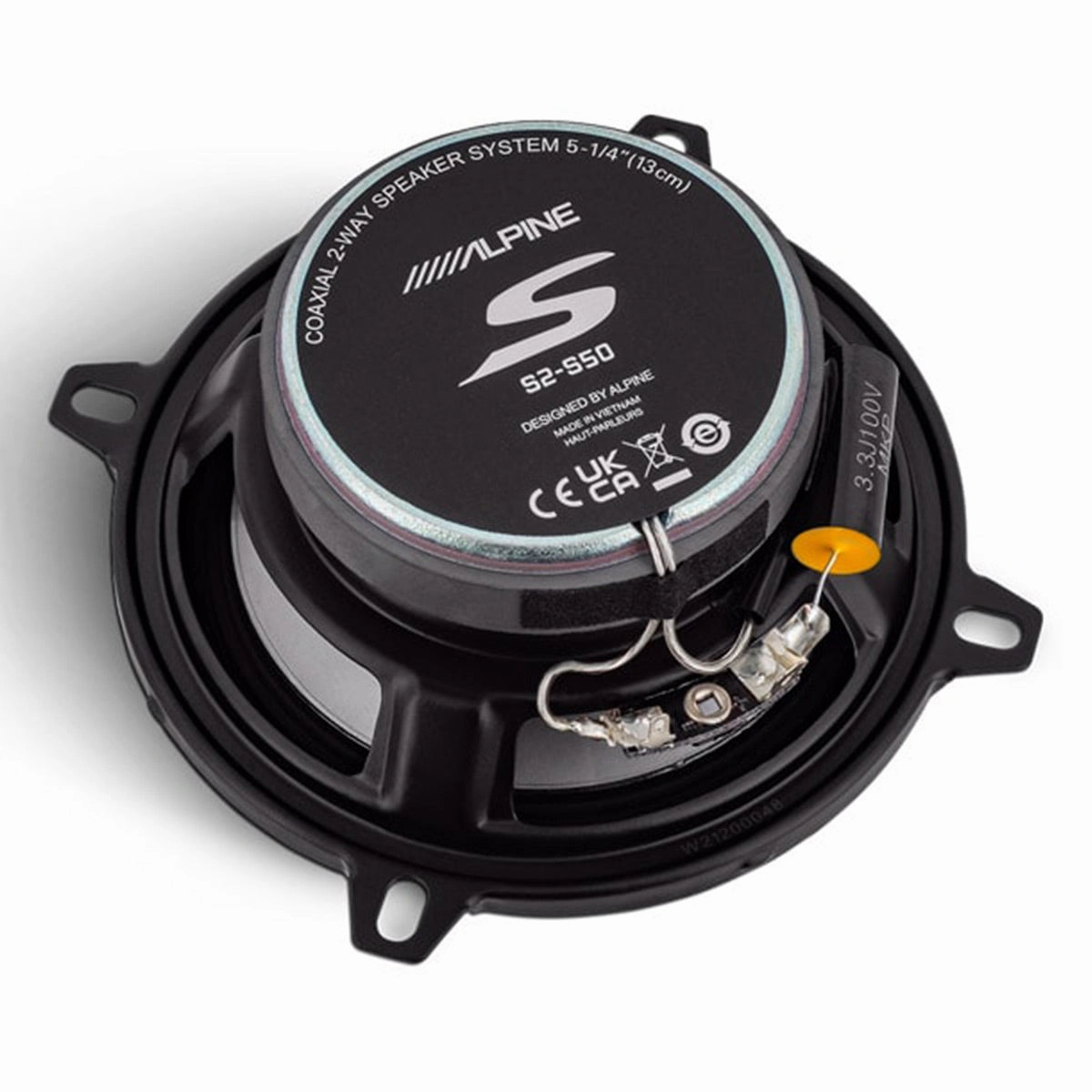 Alpine S2-S50 S-Series 5" 2-Way Coaxial Speakers - Pair