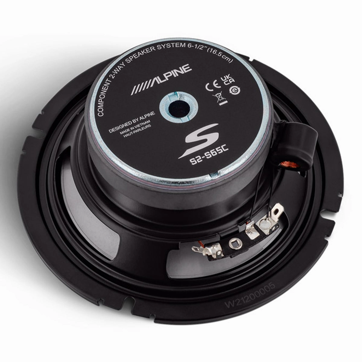 Alpine S2-S65C S2-Series 6.5" 2-Way Component Speaker Set