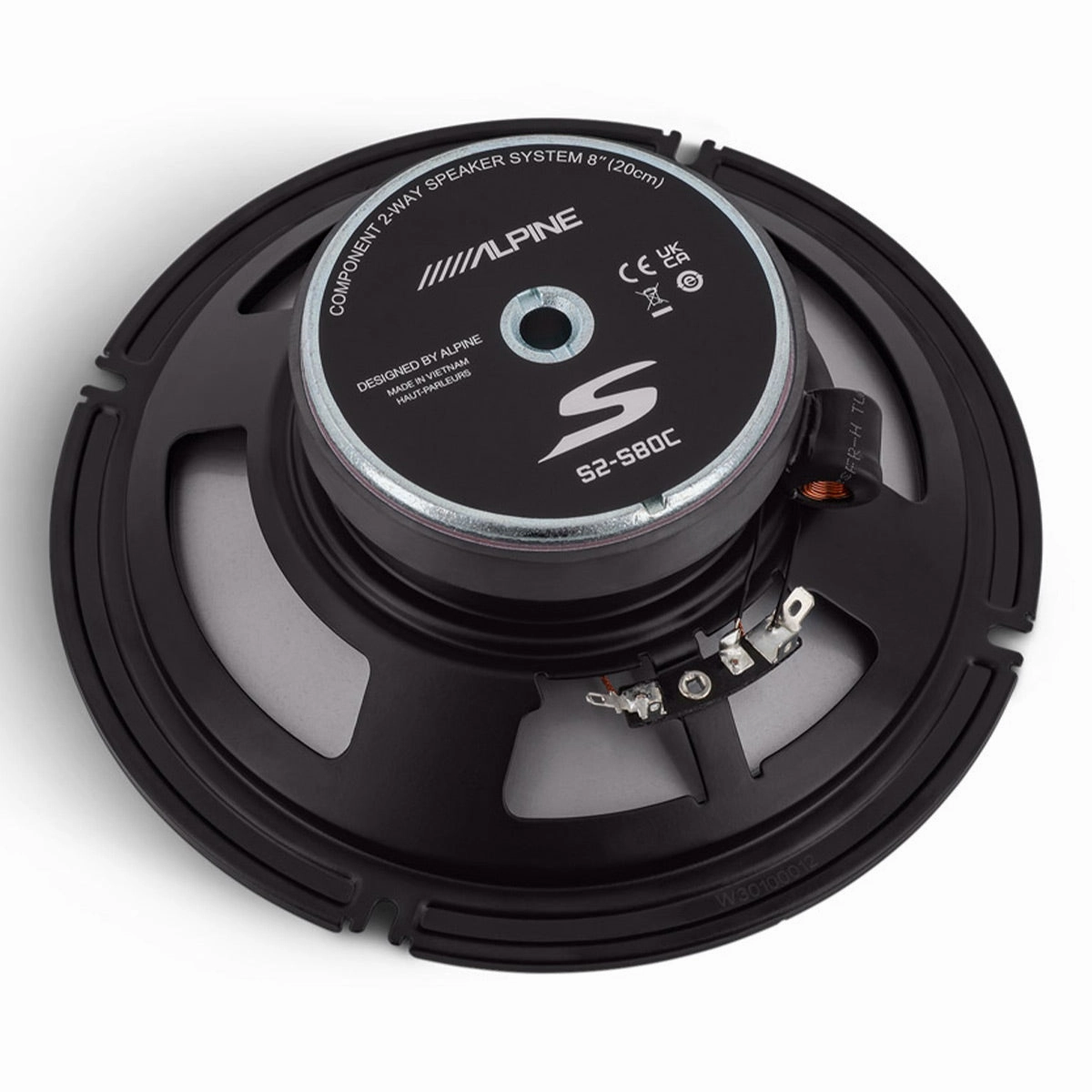 Alpine S2-S80C S-Series 8" 2-Way Component Speaker Set