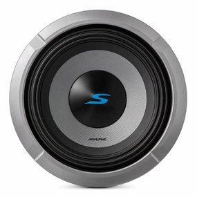 Alpine S2-W8D4 S-Series 8" 4-Ohm Subwoofer - Each Closed Back Headphones,Noise-isolating Headphones,Sealed Cans