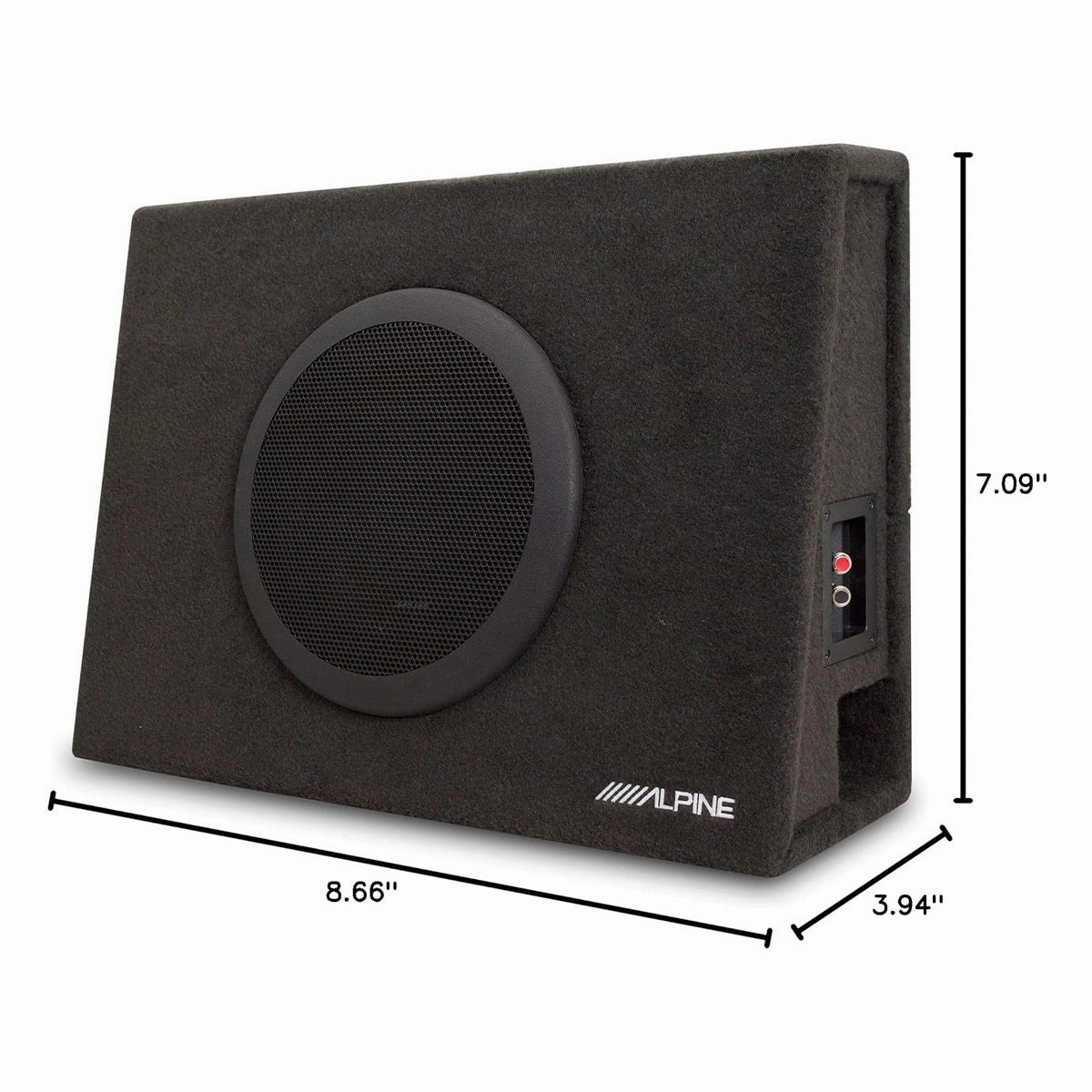 Alpine SBT-S10V 10" Loaded Truck Enclosure with SWT Subwoofer