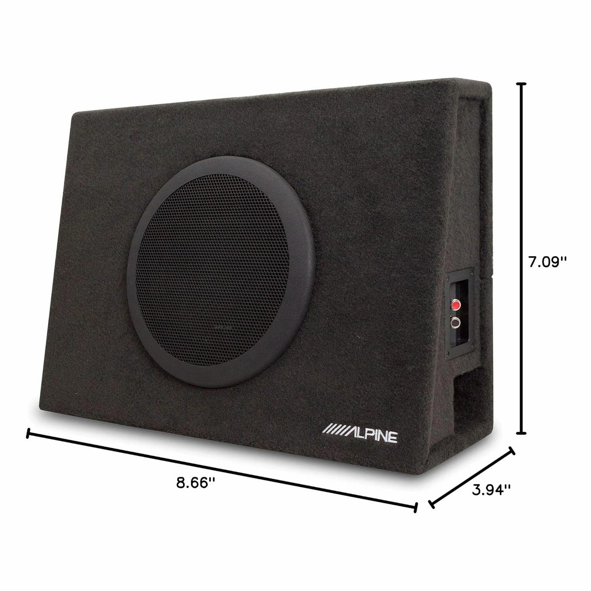 Alpine SBT-S10V 10" Loaded Truck Enclosure with SWT Subwoofer