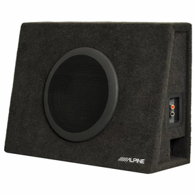 Alpine SBT-S10V 10" Loaded Truck Enclosure with SWT Subwoofer Closed Back Headphones,Noise-isolating Headphones,Sealed Cans
