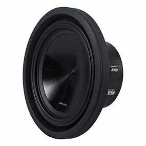 Alpine SWT-10S2 10" 2-Ohm Subwoofer Closed Back Headphones,Noise-isolating Headphones,Sealed Cans