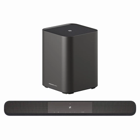 AMBEO Soundbar Plus with Bonus Sub Subwoofers,Low-frequency Drivers,Bass Bins