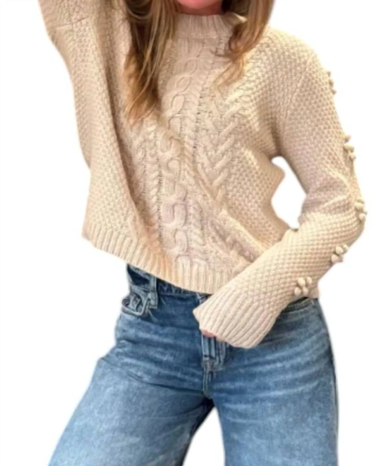 Amie Sweater In Irish Cream