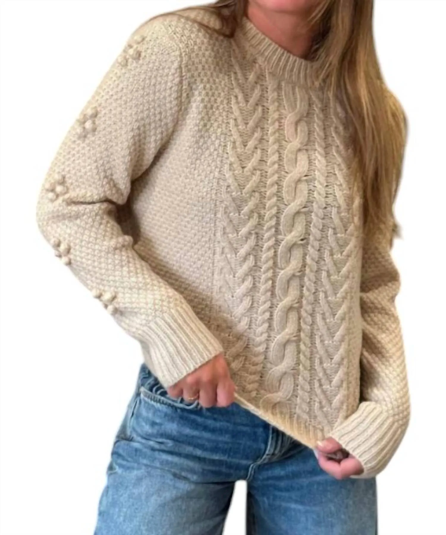 Amie Sweater In Irish Cream