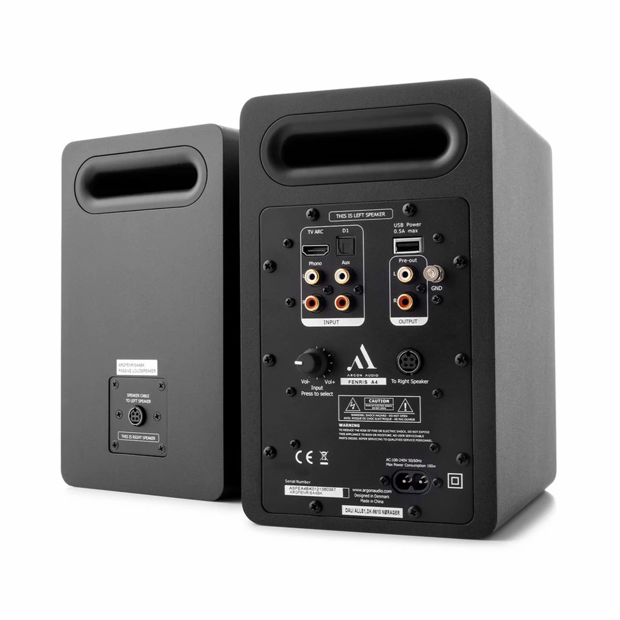 Argon FENRIS A4 Active Bookshelf Speakers