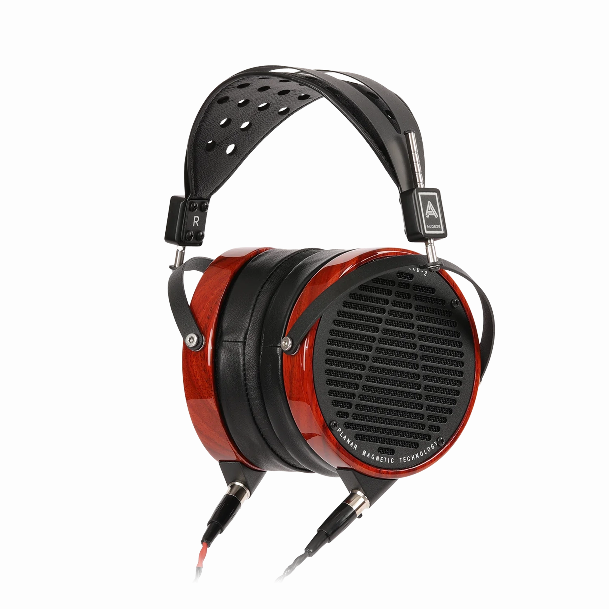 Audeze LCD-2 Open Planar Magnetic Headphones Padauk Wood Over Ear Headphones,Circumaural Cans,Full-size Headphones