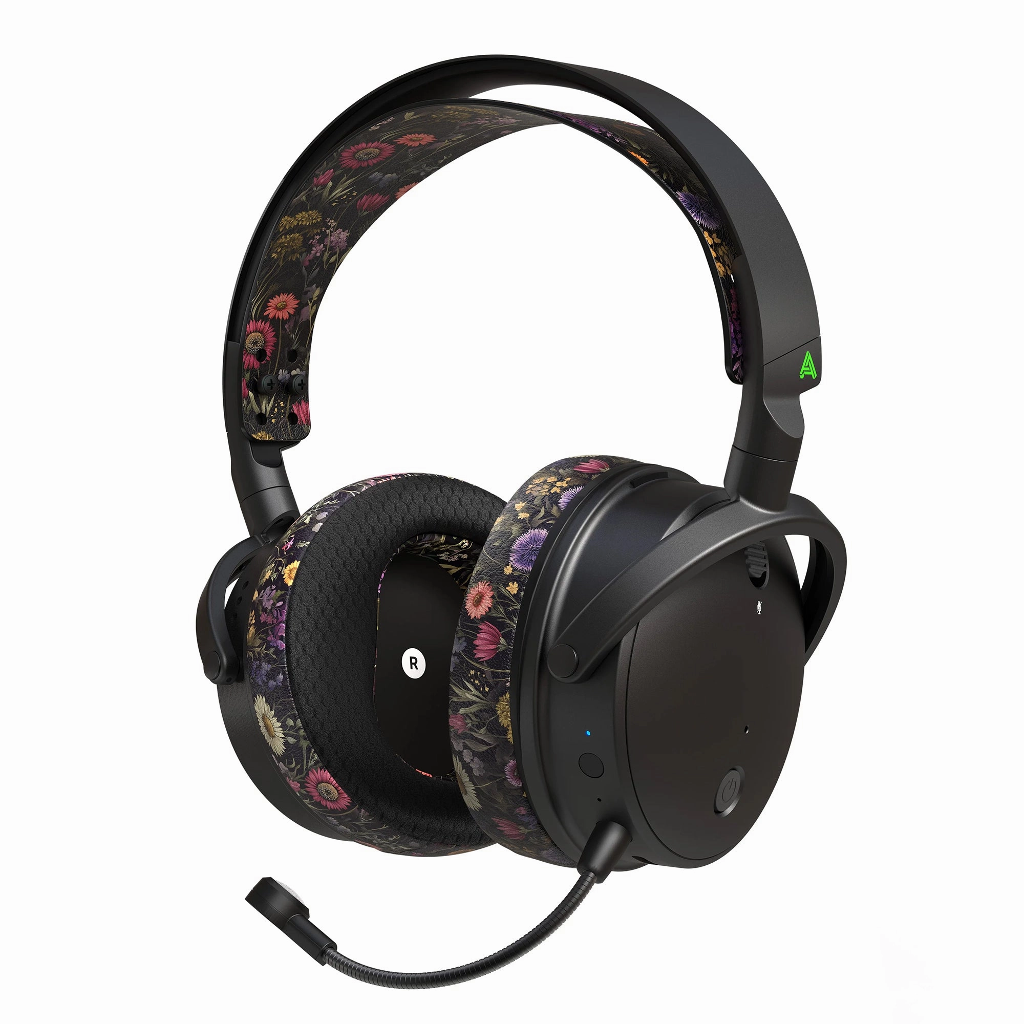 Audeze Maxwell Flora Edition Wireless Planar Magnetic Headphones for Xbox Over Ear Headphones,Circumaural Cans,Full-size Headphones