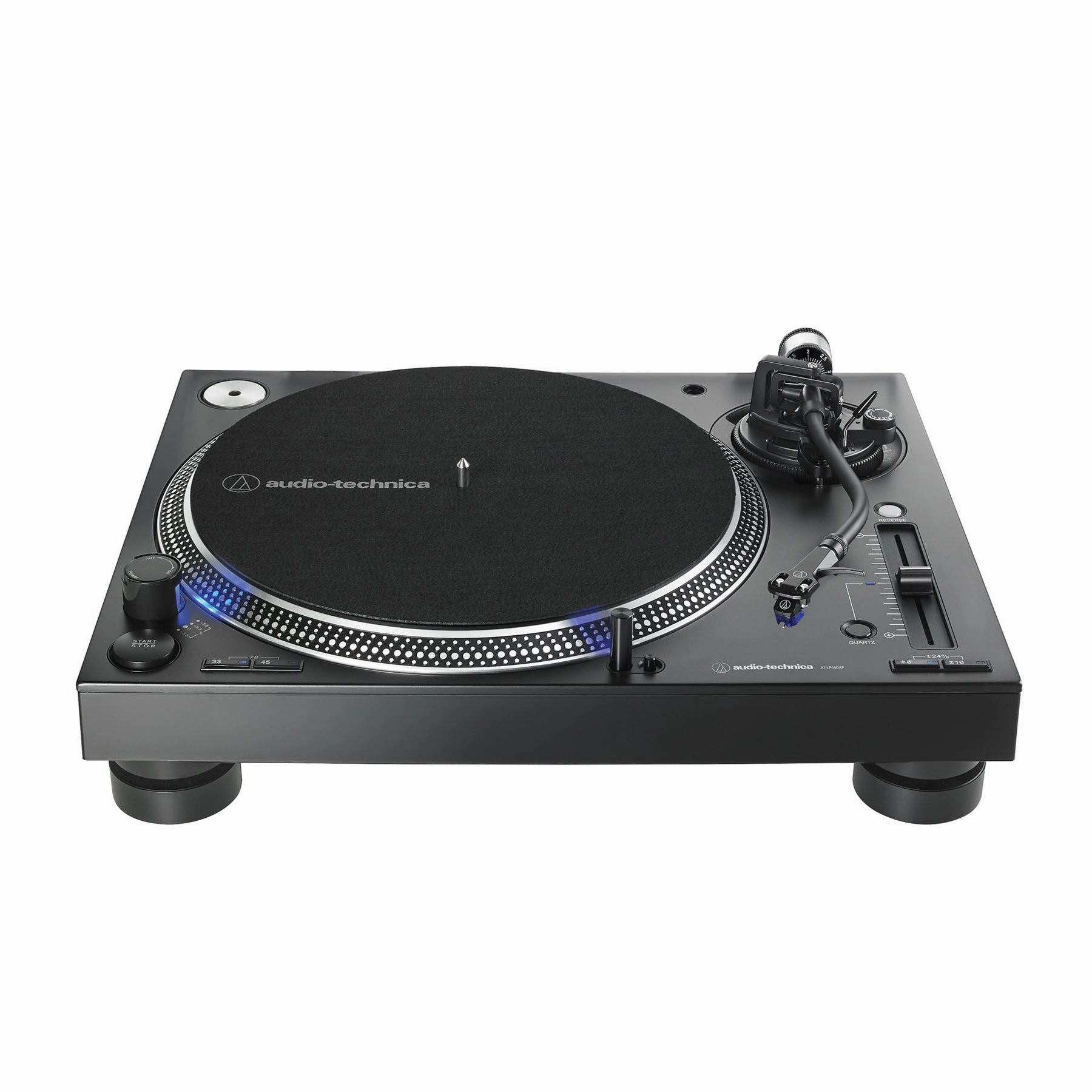 Audio-Technica: AT-LP140XP-BK Direct Drive DJ Turntable - Black Record player,Vinyl Player,Analog Turntable