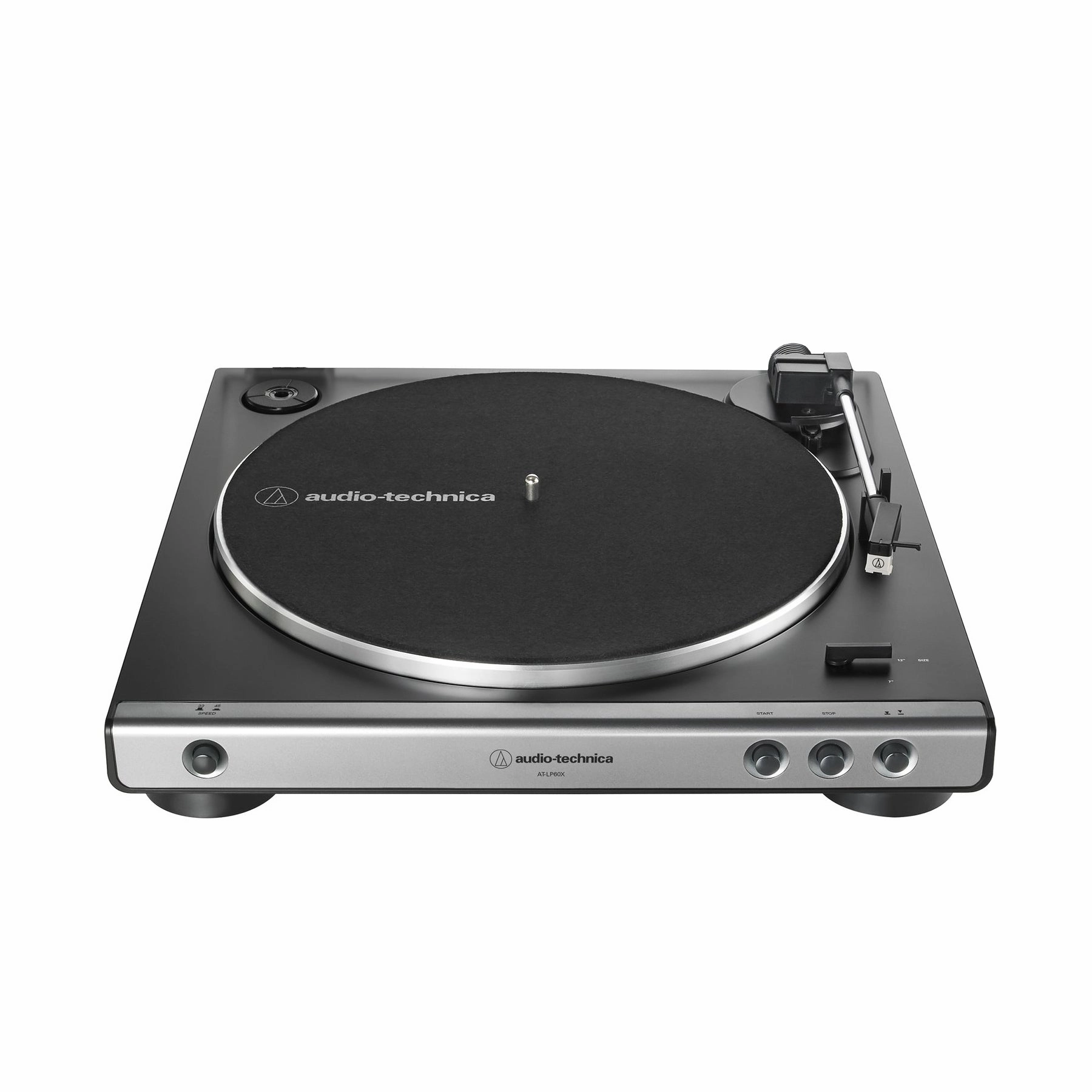 Audio-Technica: AT-LP60X-GM Automatic Turntable - Gunmetal Silver Record player,Vinyl Player,Analog Turntable
