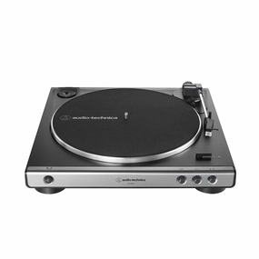 Audio-Technica: AT-LP60X-GM Automatic Turntable - Gunmetal Silver Record player,Vinyl Player,Analog Turntable