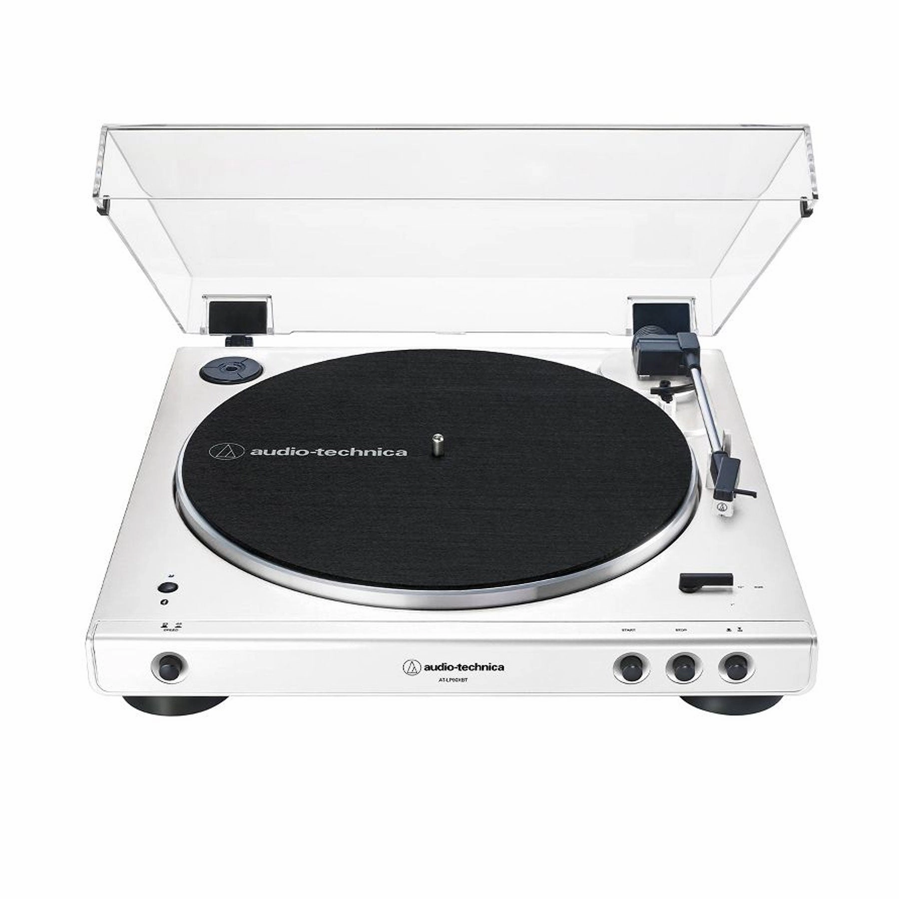 Audio-Technica: AT-LP60XBT-WW Automatic Bluetooth Turntable - White Record player,Vinyl Player,Analog Turntable