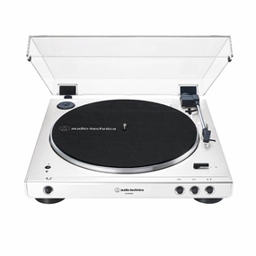 Audio-Technica: AT-LP60XBT-WW Automatic Bluetooth Turntable - White Record player,Vinyl Player,Analog Turntable