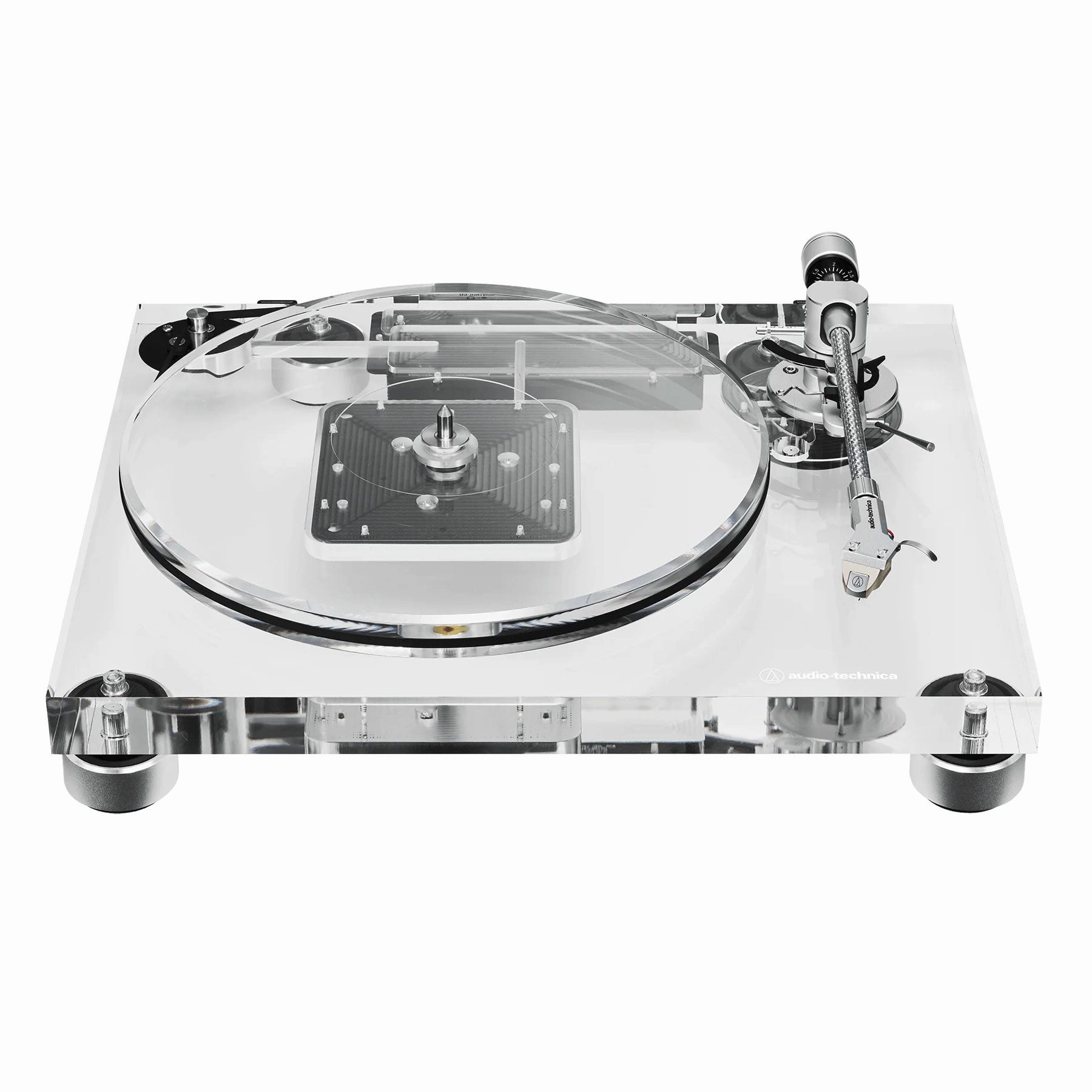 Audio-Technica: AT-LPA2 Acrylic Turntable Record player,Vinyl Player,Analog Turntable