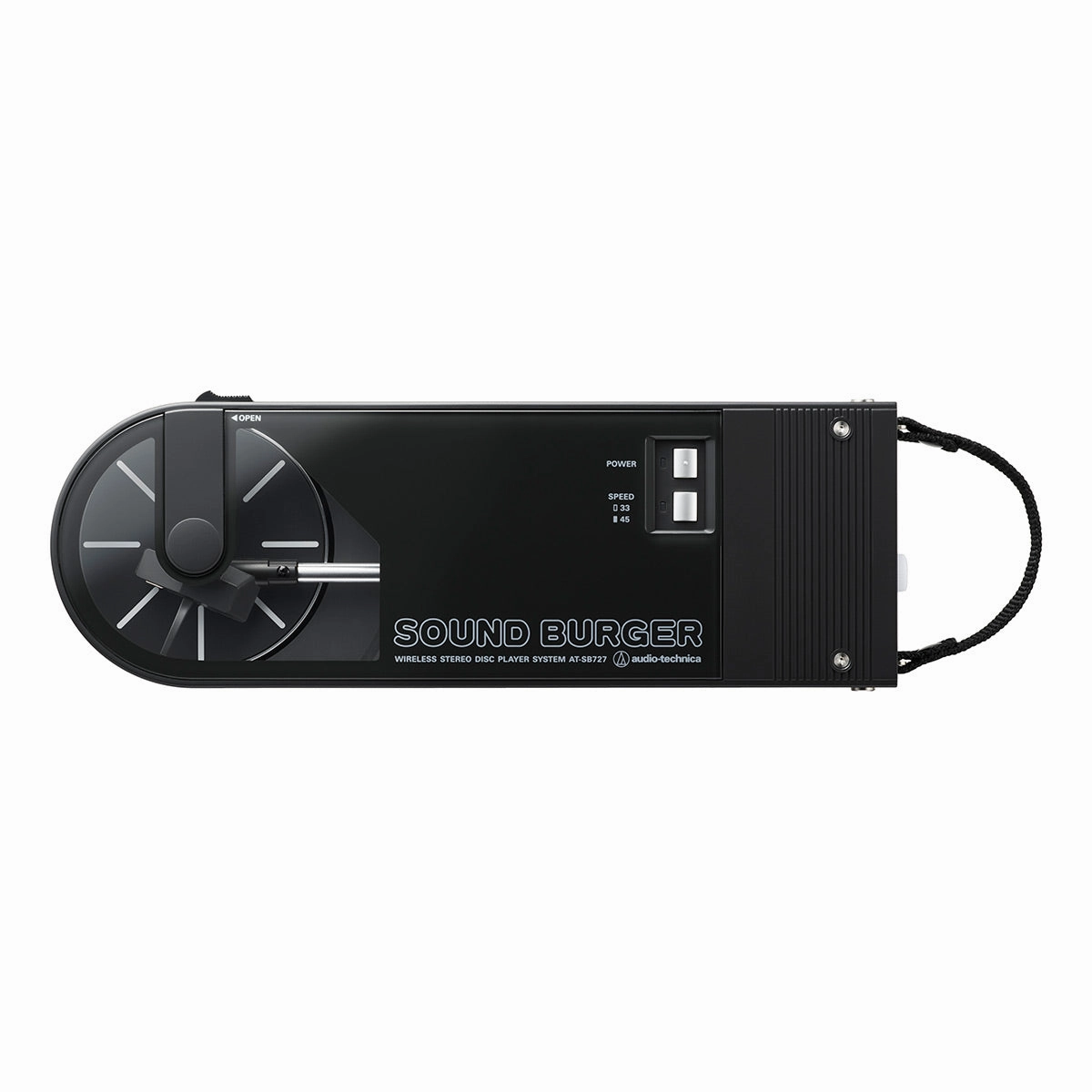 Audio-Technica AT-SB727 Sound Burger Portable Turntable with Bluetooth (Black)