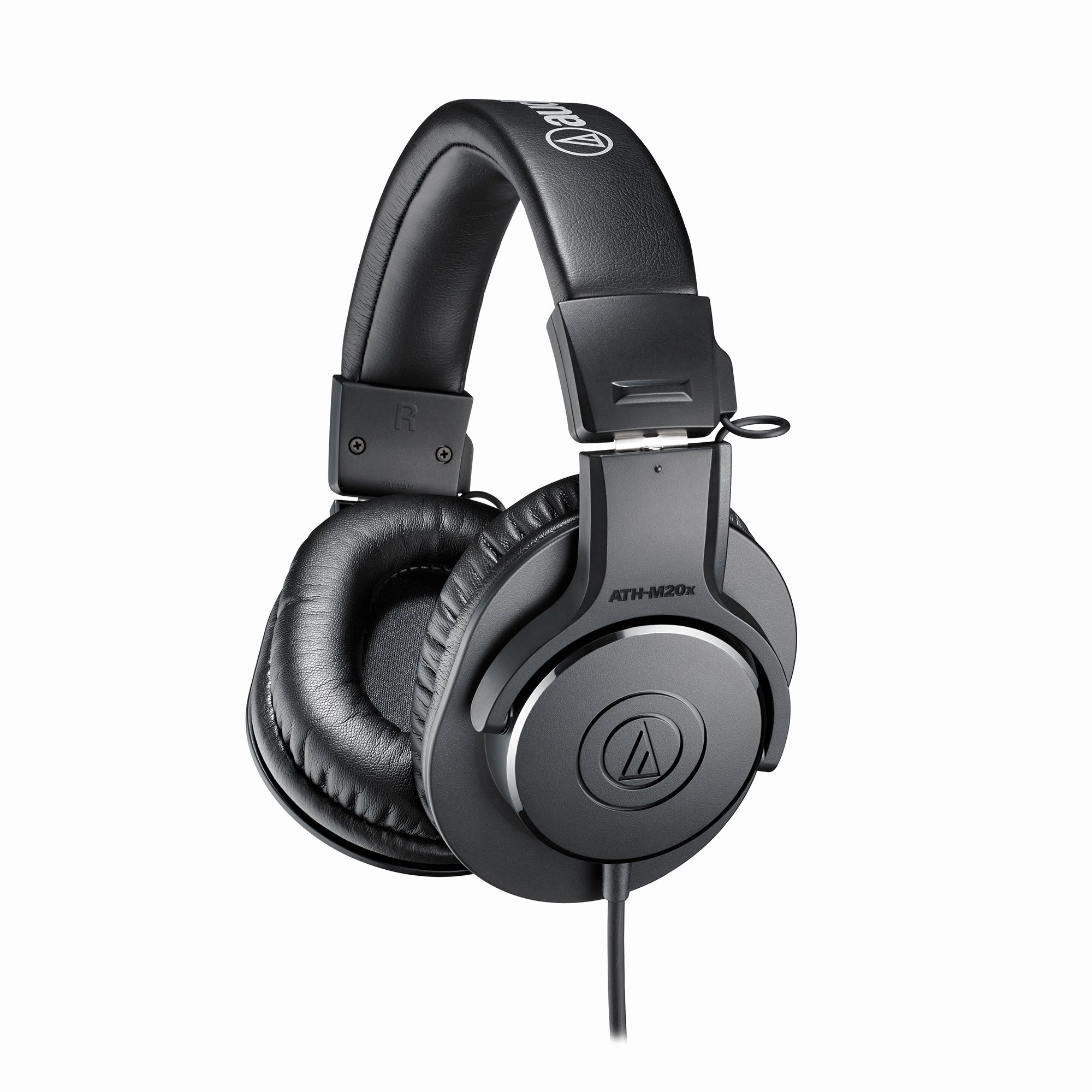 Audio-Technica ATH-M20x Entry Level Monitoring Headphones Over Ear Headphones,Circumaural Cans,Full-size Headphones