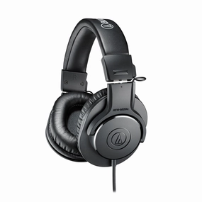 Audio-Technica ATH-M20x Entry Level Monitoring Headphones Over Ear Headphones,Circumaural Cans,Full-size Headphones