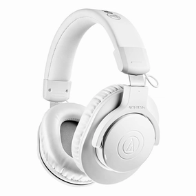 Audio-Technica ATH-M20xBT Wireless Over-Ear Headphones (White) Wired,Wired Audio,Cabled Equipment