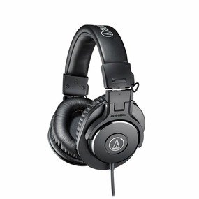 Audio-Technica ATH-M30X Professional Headphones Over Ear Headphones,Circumaural Cans,Full-size Headphones