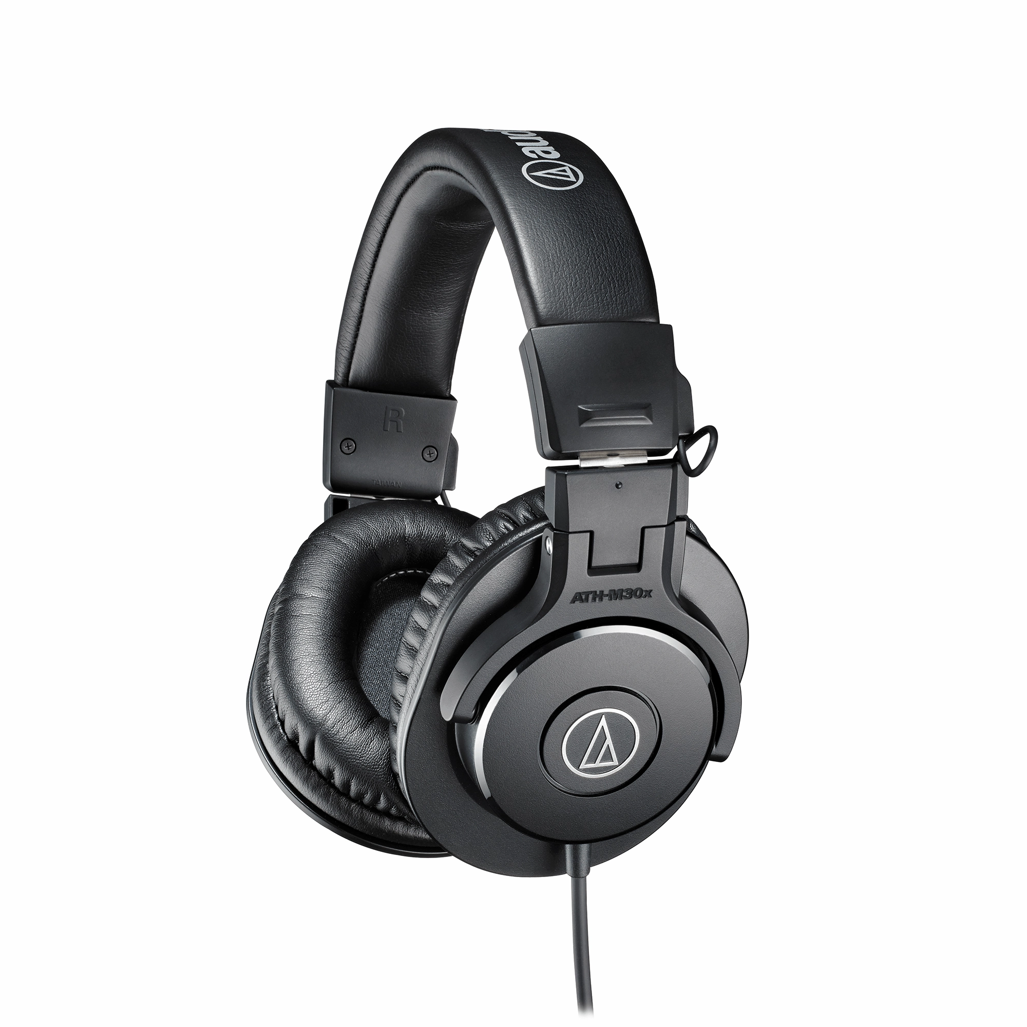 Audio-Technica ATH-M30X Professional Headphones Over Ear Headphones,Circumaural Cans,Full-size Headphones