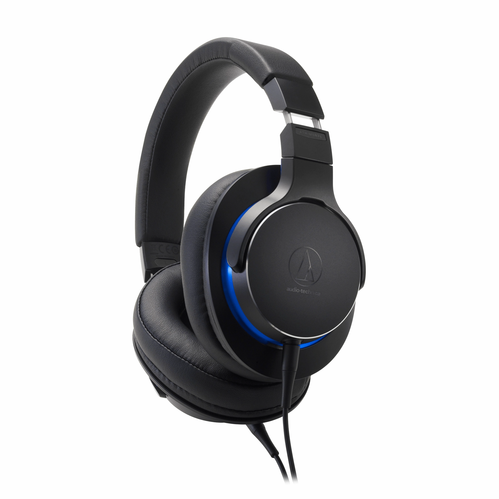 Audio-Technica ATH-MSR7b Closed-Back Premium Headphones Over Ear Headphones,Circumaural Cans,Full-size Headphones
