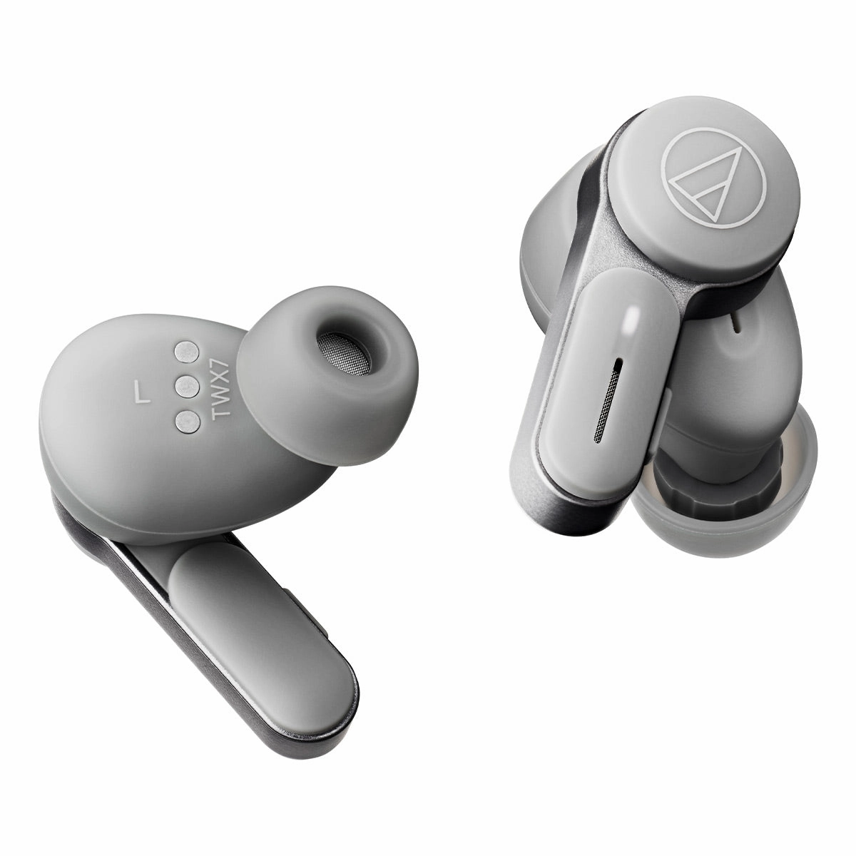 Audio-Technica ATH-TWX7 Truly Wireless Earbuds (Gray) Earbuds & In ear Headphones,In-ear Monitors,IEMs