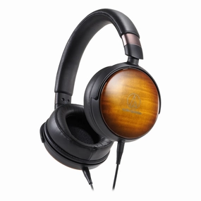 Audio-Technica ATH-WP900 On-Ear Headphones (Flamed Maple) Wired,Wired Audio,Cabled Equipment