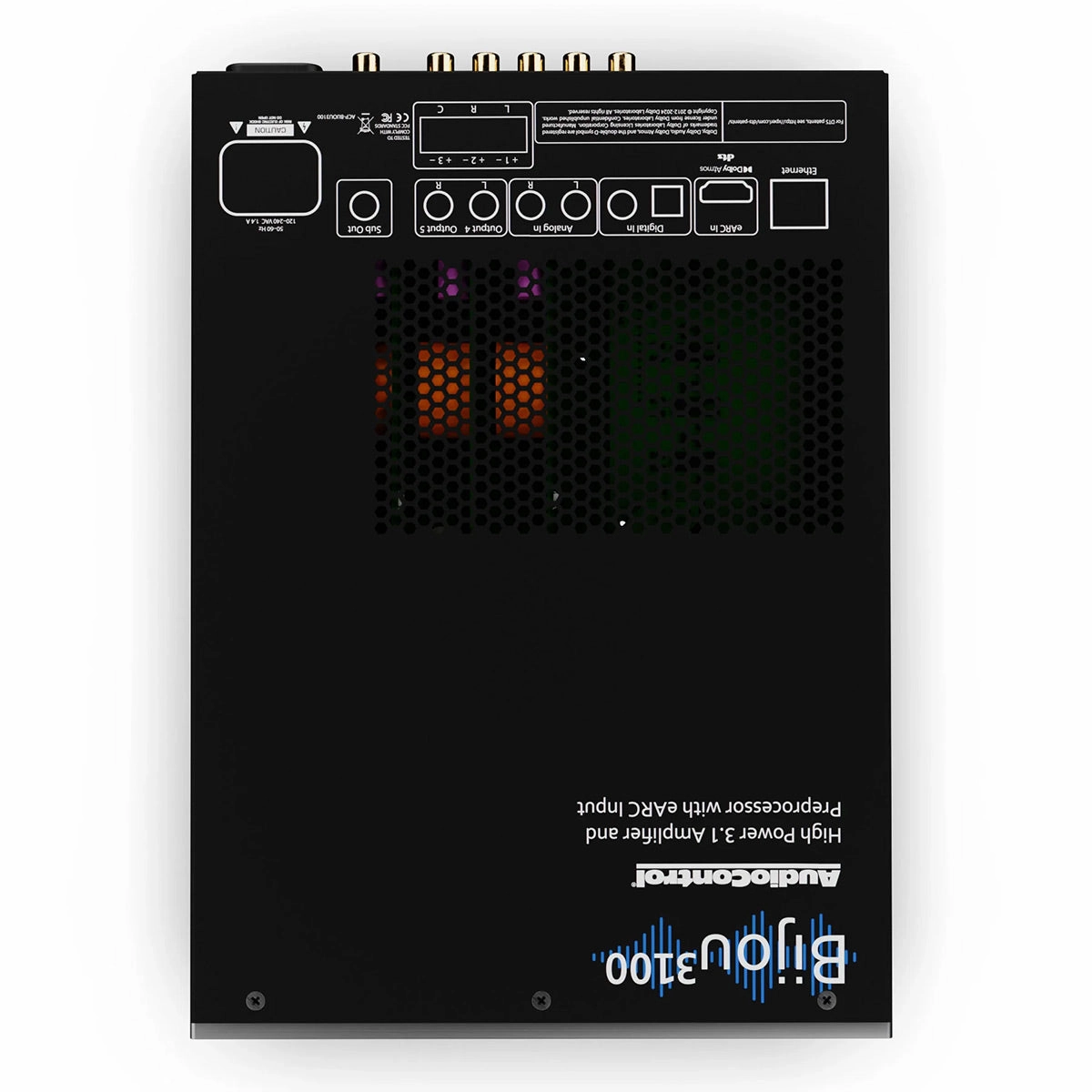AudioControl Bijou 3100 Compact 3.1 Channel High-Power Integrated Amplifier
