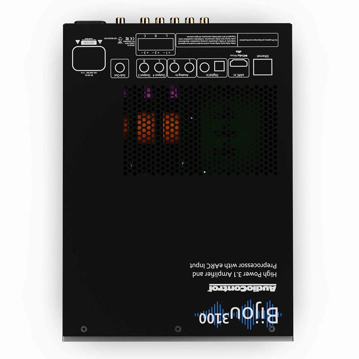 AudioControl Bijou 3100 Compact 3.1 Channel High-Power Integrated Amplifier