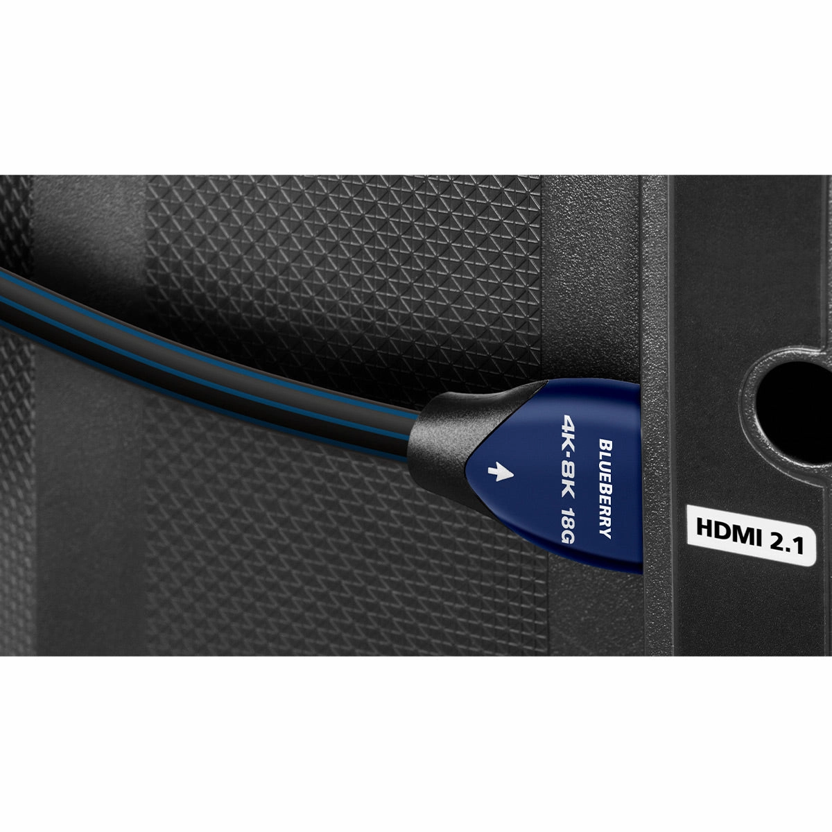 AudioQuest BlueBerry 4K-8K 18Gbps HDMI Cable - 7.38 ft. (2.25m)