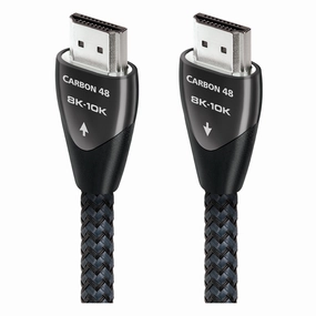 AudioQuest Carbon 48 8K-10K 48Gbps HDMI Cable - 2.46 ft. (.75m) hi-fi power strip,hi-fi surge protector,hi-fi coaxial input