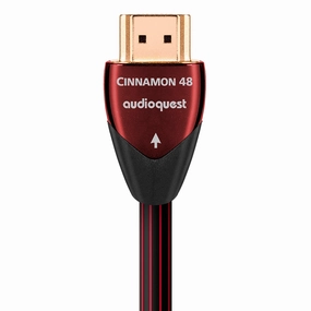 AudioQuest Cinnamon 48 8K-10K 48Gbps Ultra High Speed HDMI Cable - 16.4 ft. (5m) hi-fi power strip,hi-fi surge protector,hi-fi coaxial input